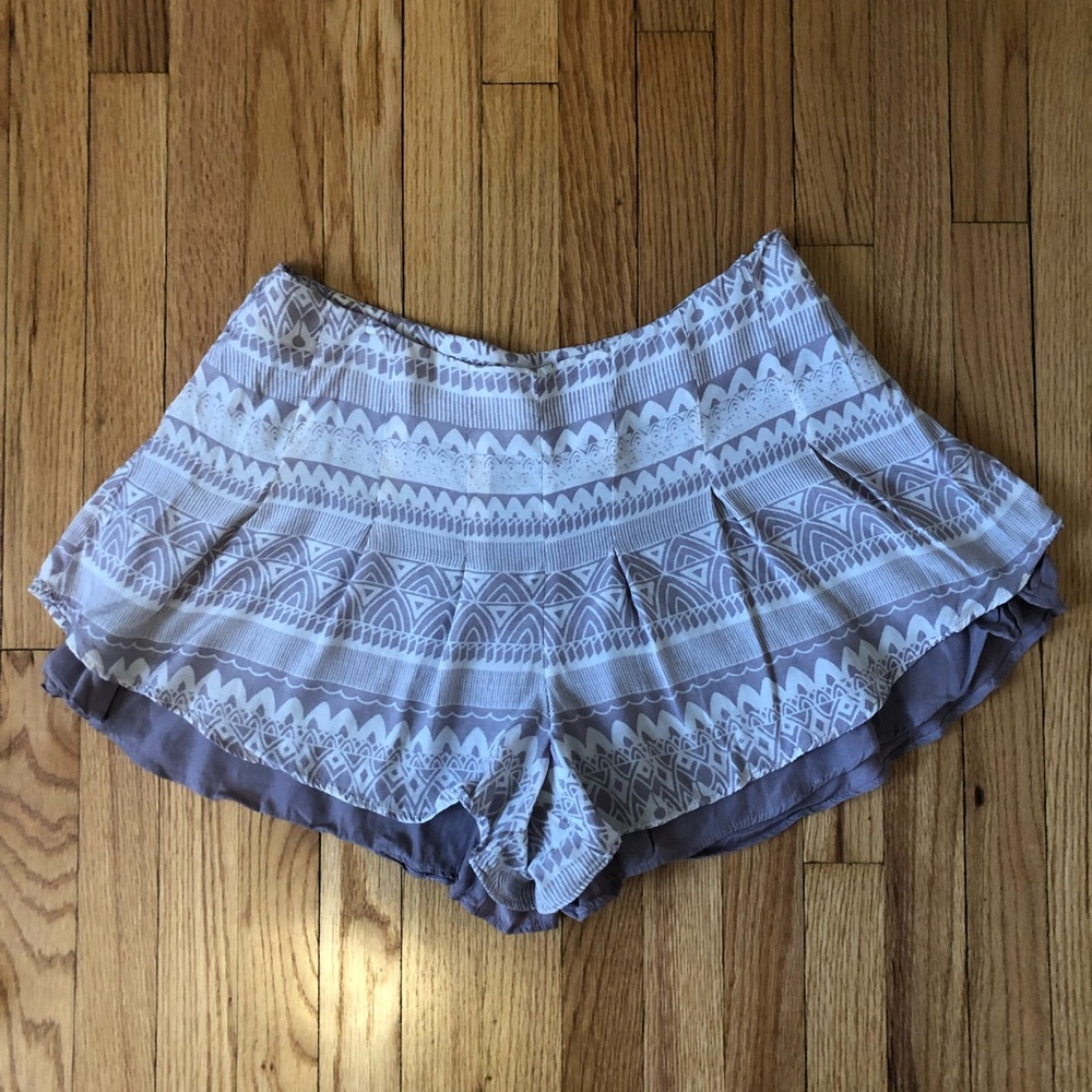 Free People High Waist Purple Shorts